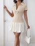 'Velora' Knit Short Sleeve Mini Dress - Celes Fashion